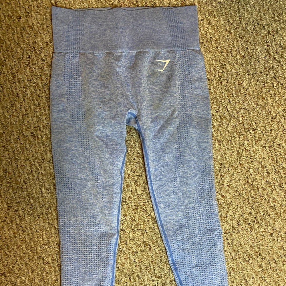 Gymshark Original Blue Vital Seamless Leggings S